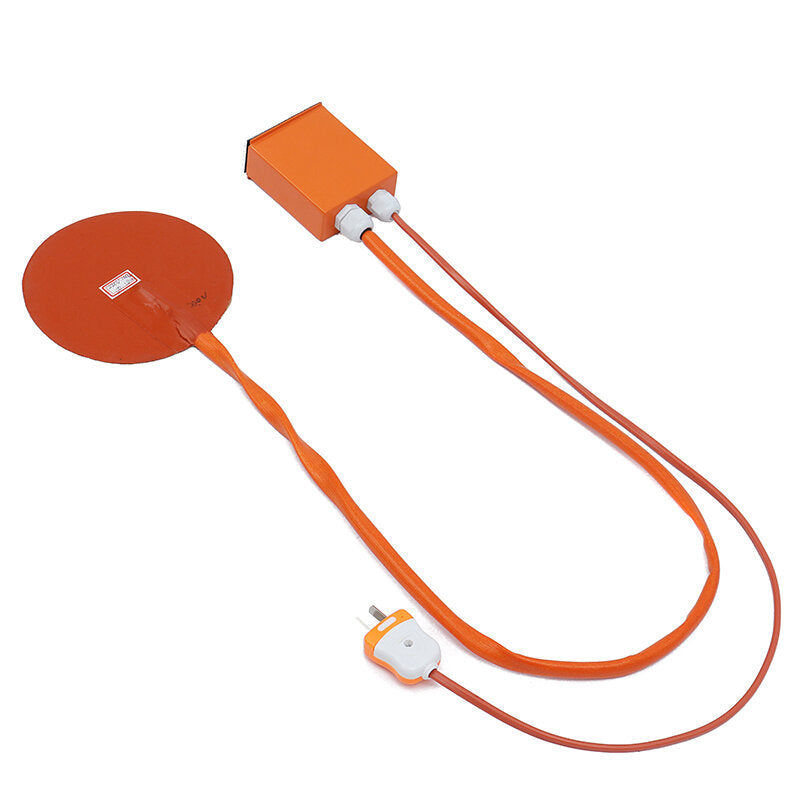 6" Round Silicone Heater 120/220V Kettle Vacuum Chamber Pad + Digital Controller