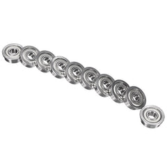 10pcs F606ZZ Flange Ball Bearings 6x17x6mm Flange Size 19x1.2mm