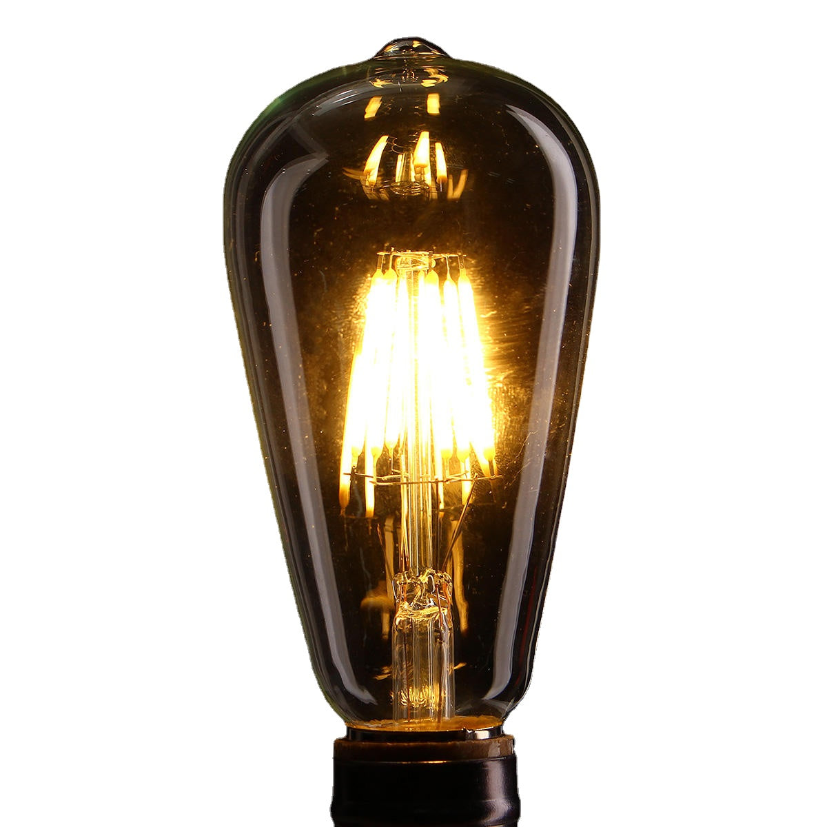 6W Clear Cover Dimmable Retro Vintage Filament LED Bulb Light Lamp AC110/220V