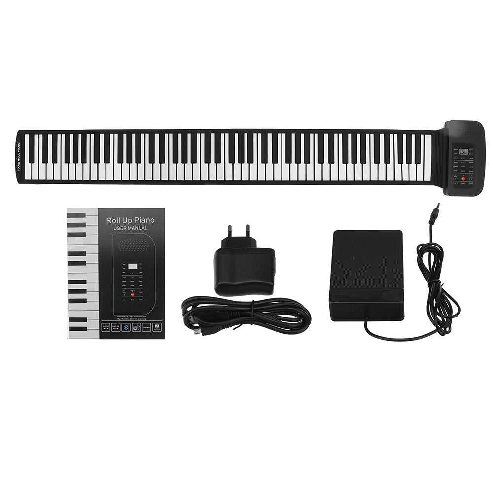 Foldable Portable 88 Key Electronic Keyboard Roll Up Piano