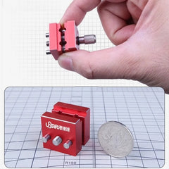 Mini Platform Plier - Compact Aluminum Vise for Precision Model Making, Quick Adjustment, Space-Saving Design