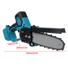 8 Inch Chainsaw Portable Cordless Electric Chain Saws Woodworking Power Tool For Makita 18V Battery