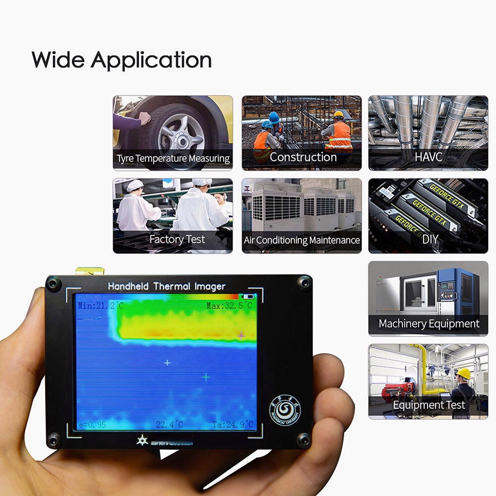 Infrared Thermal Imaging DIY Thermal Imager Temperature Sensor Electronic Maintenance Equipment