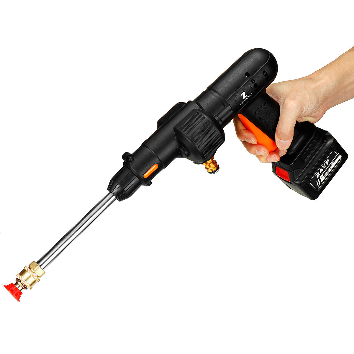 24V Wireless Car Waher 10000mAH With Battery Indicator Electric High Pressure Washer Car Washing Machine Foam Spray Guns