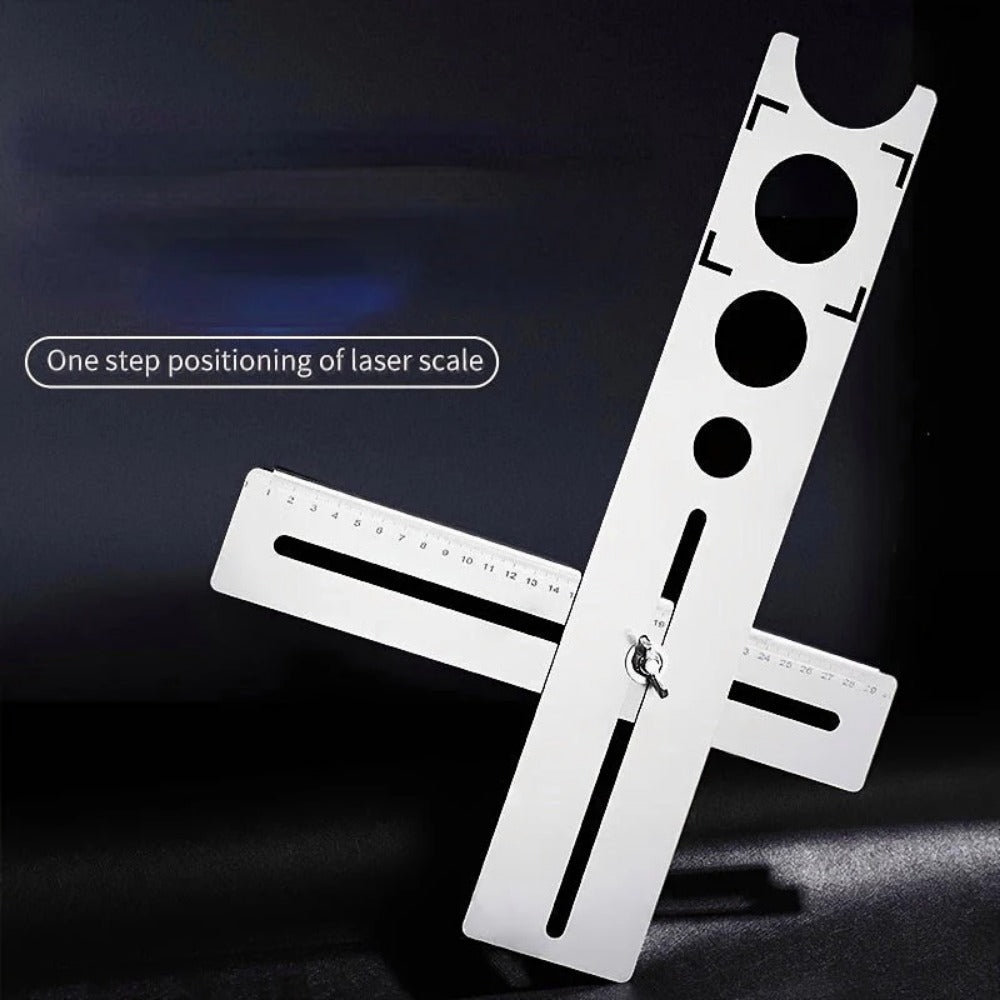 Portable Stainless Steel Ceramic Tile Hole Locator Punching Adjustable Tool