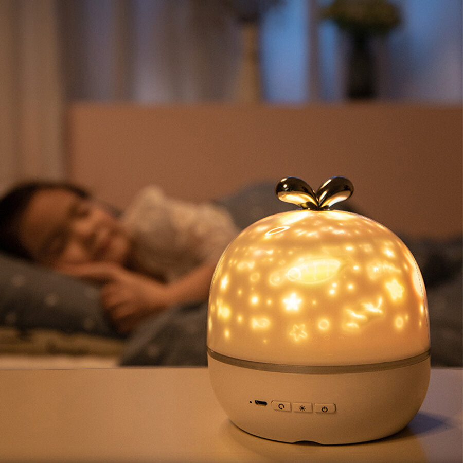 Cover sage Rotating Night Light Projector Spin Starry Sky Star Ocean World Children Kids Baby Sleep Romantic Projection