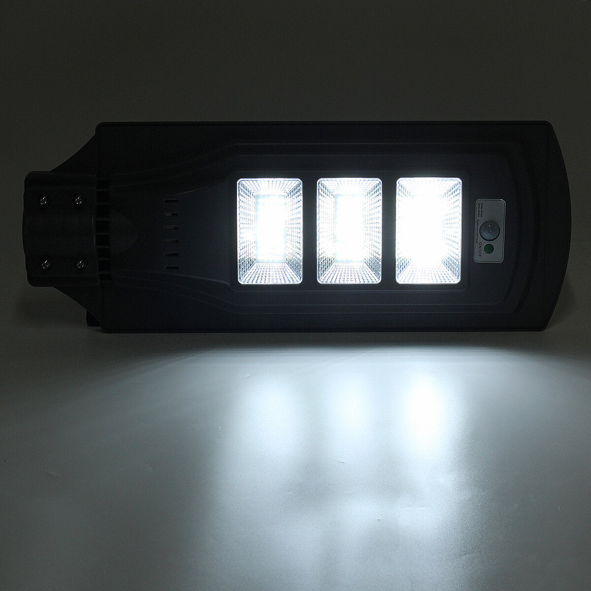 40W 80W 120W Sensor LED Solar Light  2835 Wall Street Lamp Garden Outdoor Lighting + Remote Control