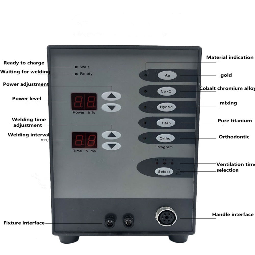 AC 110V/220V Stainless Steel Spot welding Machine Automatic Numerical Control Pulse Argon Arc Welder Jewelry Spot Welder