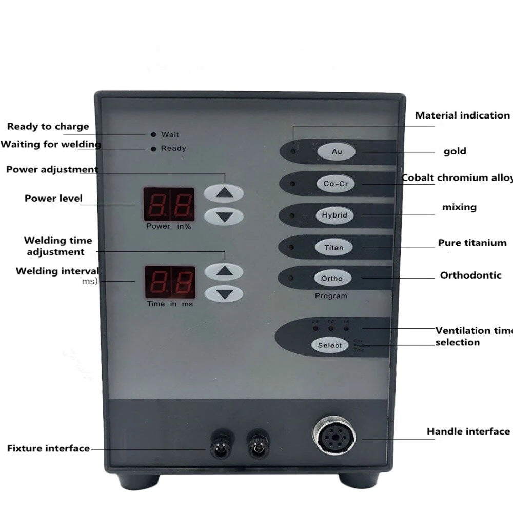 AC 110V/220V Stainless Steel Spot welding Machine Automatic Numerical Control Pulse Argon Arc Welder Jewelry Spot Welder