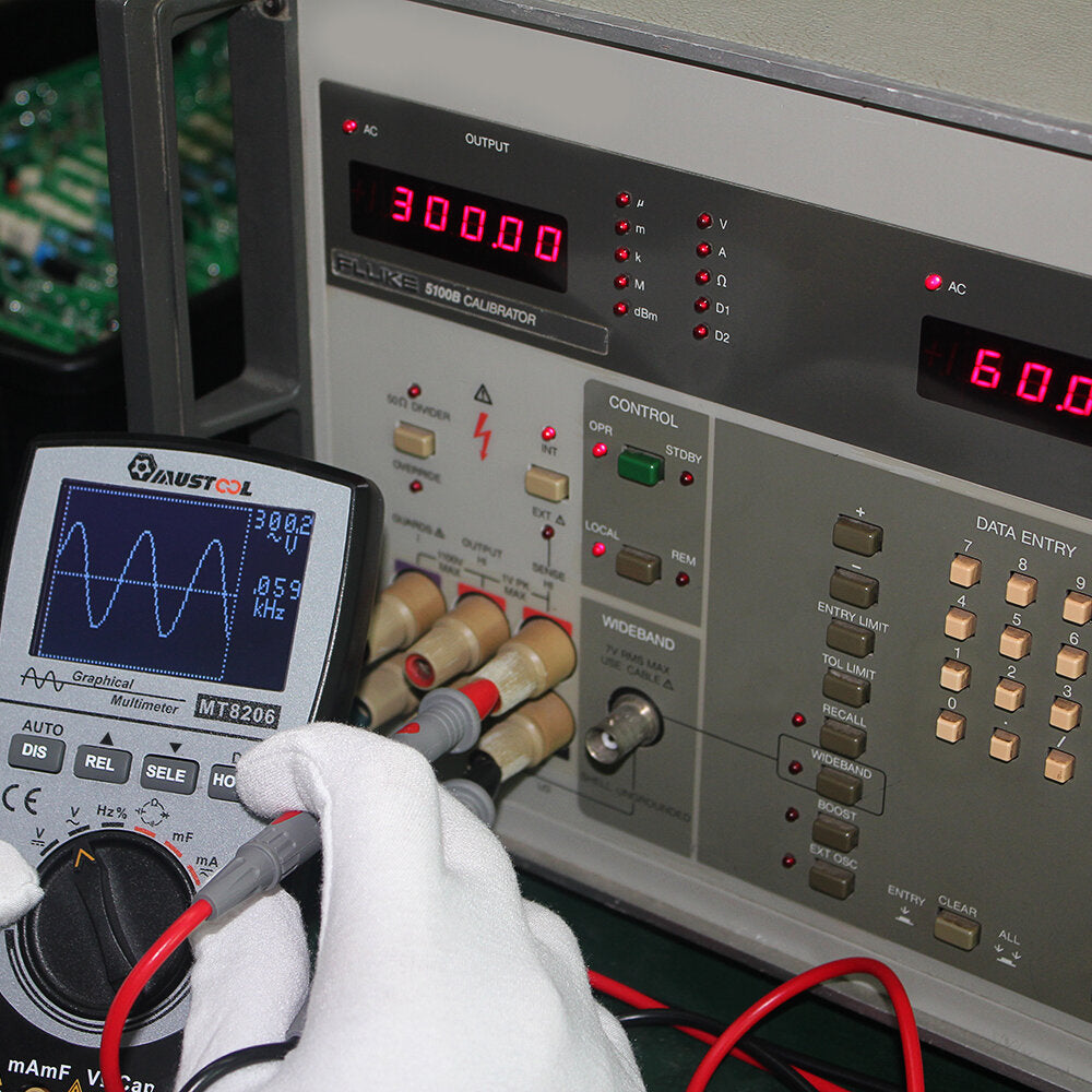 2 in 1 Intelligent Digital Oscilloscope Multimeter with Analog Bar Graph