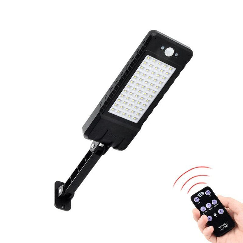 60LED/120COB Solar Lamp Motion Sensor IP65 Wall Light  Outdoor Remote Control