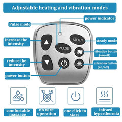 Large Wireless Wrist Massager with Hot Compress, Cotton & ABS, 11W, Rechargeable, Pain Relief, Easy to Use