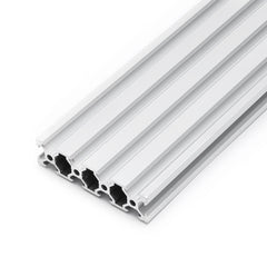 Silver 2080 V Type Aluminum Extrusions 20x80mm Aluminum Profile Extrusion Frame For CNC Laser Engraving Machine