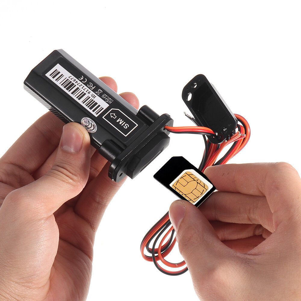 9V-75V Micro GPS Tracker Waterproof Locator Motorcycle Car Electric Bike Scooter Power Standby Burglar Alarm
