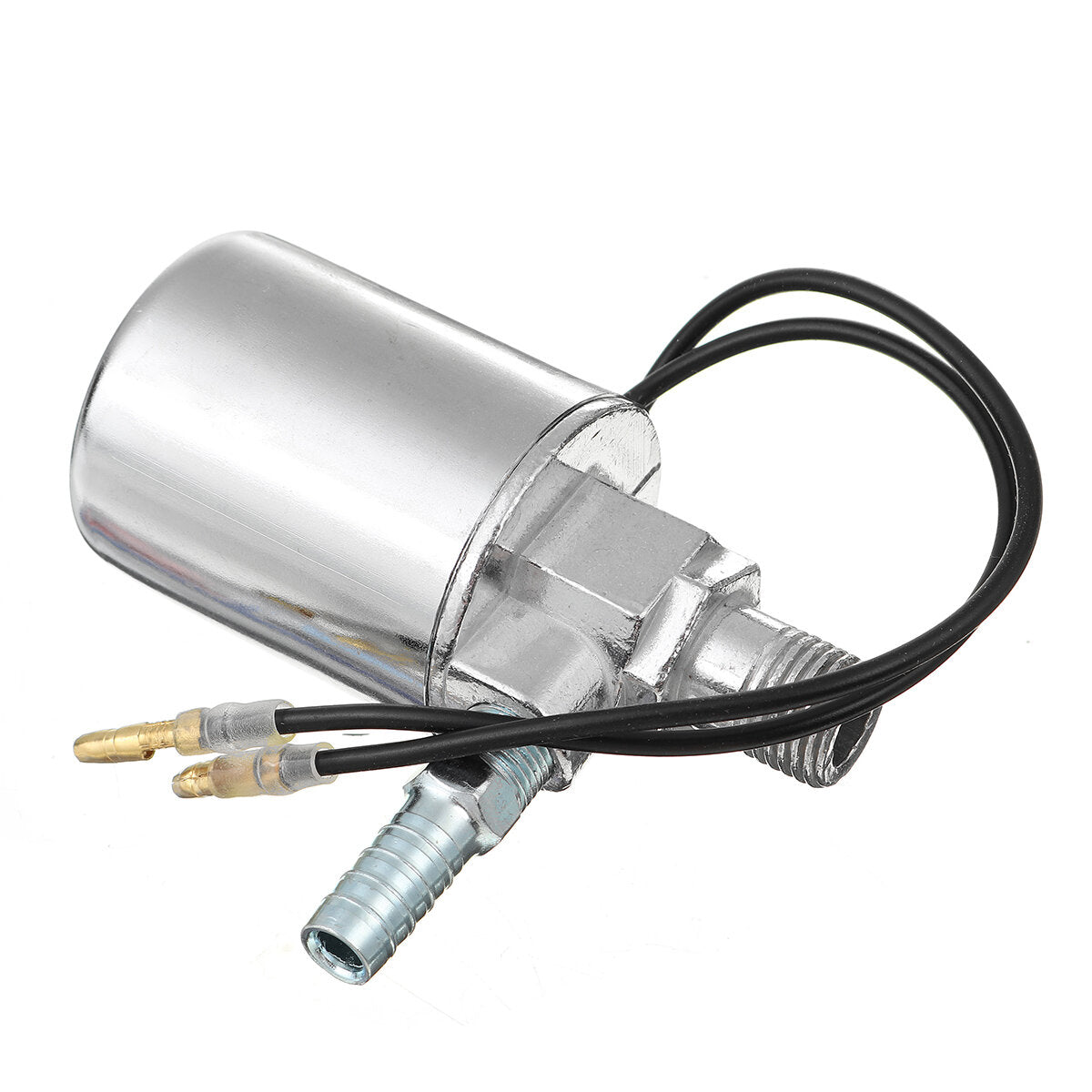 12V/24V Air Horn Electric Solenoid Valve Heavy Duty 1/4" Chrome