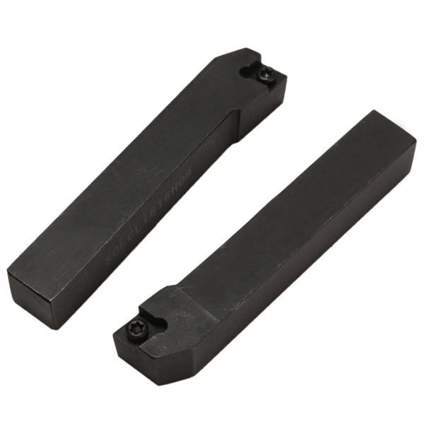 6pcs SCLCR1616H09 SCLCL1616H09 16x100mm Lathe Turning Tool Holder with CCMT09T3 Inserts and Wrench