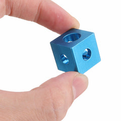 Three Way Cube Connector for 2020 V-slot Aluminum Extrusions Profile Blue