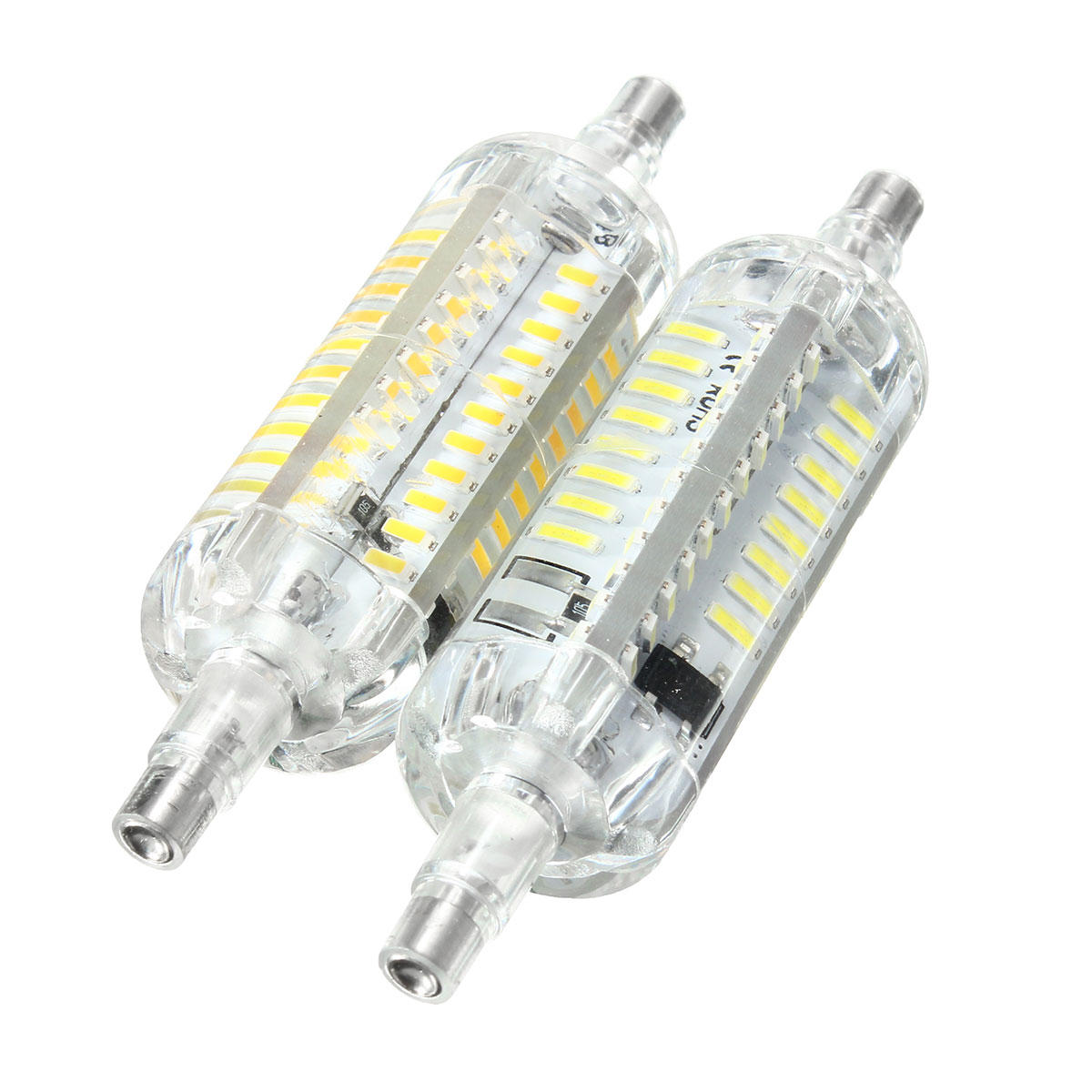 78mm 5W 76 SMD 4014 LED Pure White Warm White Light Lamp Bulb AC220V