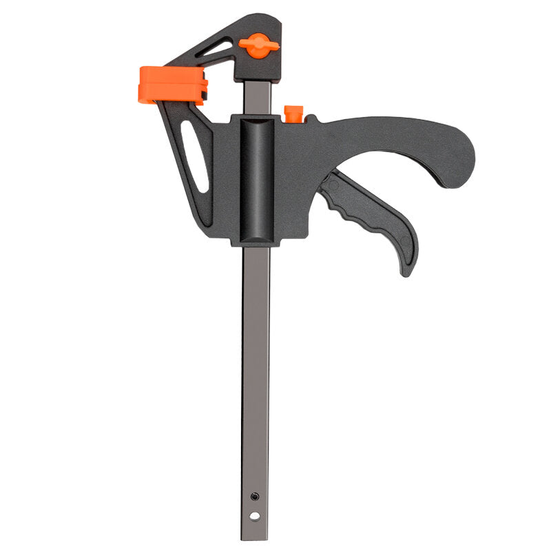2pcs 4" Woodworking F-Clamp Quick Release Bar Clamp for DIY Projects - Durable Plastic, Easy to Use