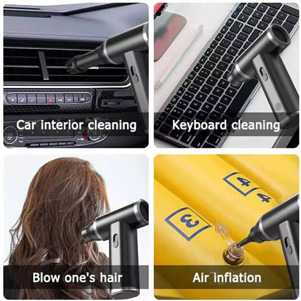 11000RPM Handheld Brushless Motor Dust Blower Portable Rechargeable Air Duster 4000mAH High Speed Brushless Motor