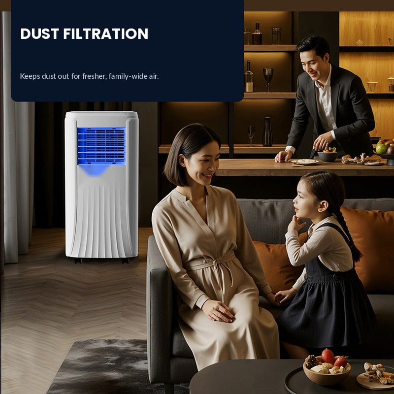 Smart Portable Air Conditioner & Dehumidifier | Self-Evaporating & Whisper-Quiet