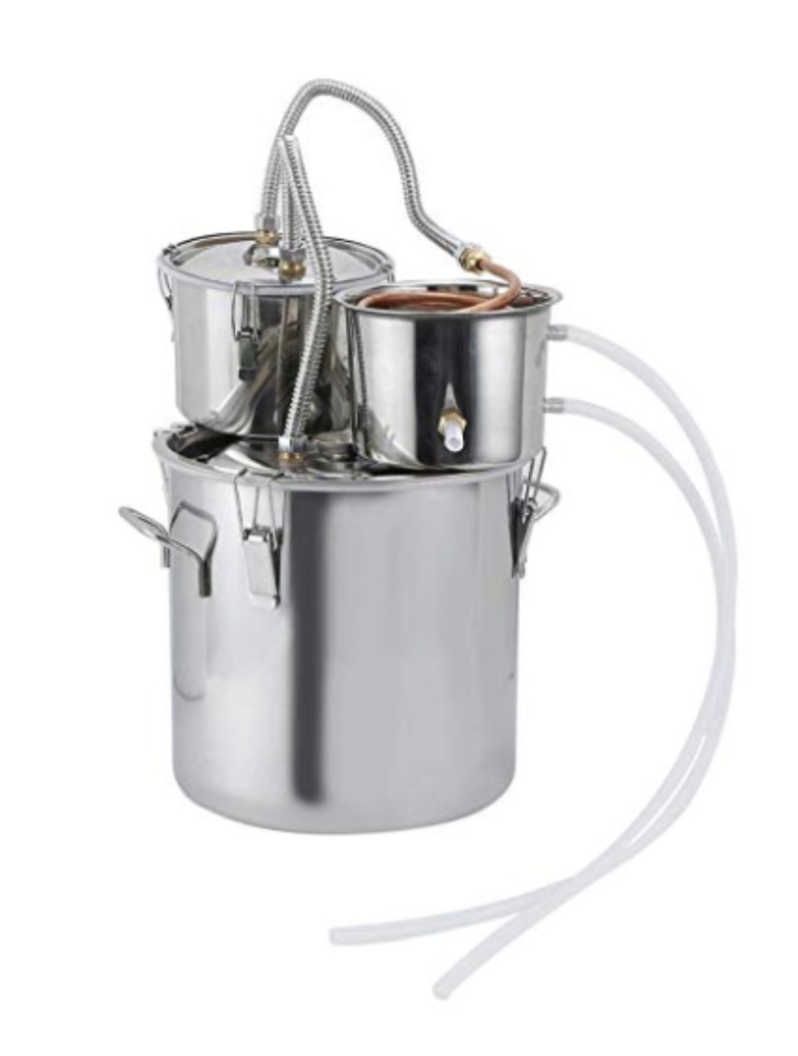 12L/20L/30L Home Alcohol Distiller Brewing Kit Moonshine Still Stainless Boiler