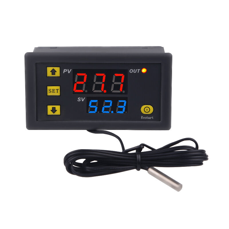 3PCS DC12V Temperature Controller Digital Display Thermostat Module Temperature Control Switch Micro Temperature Control Board