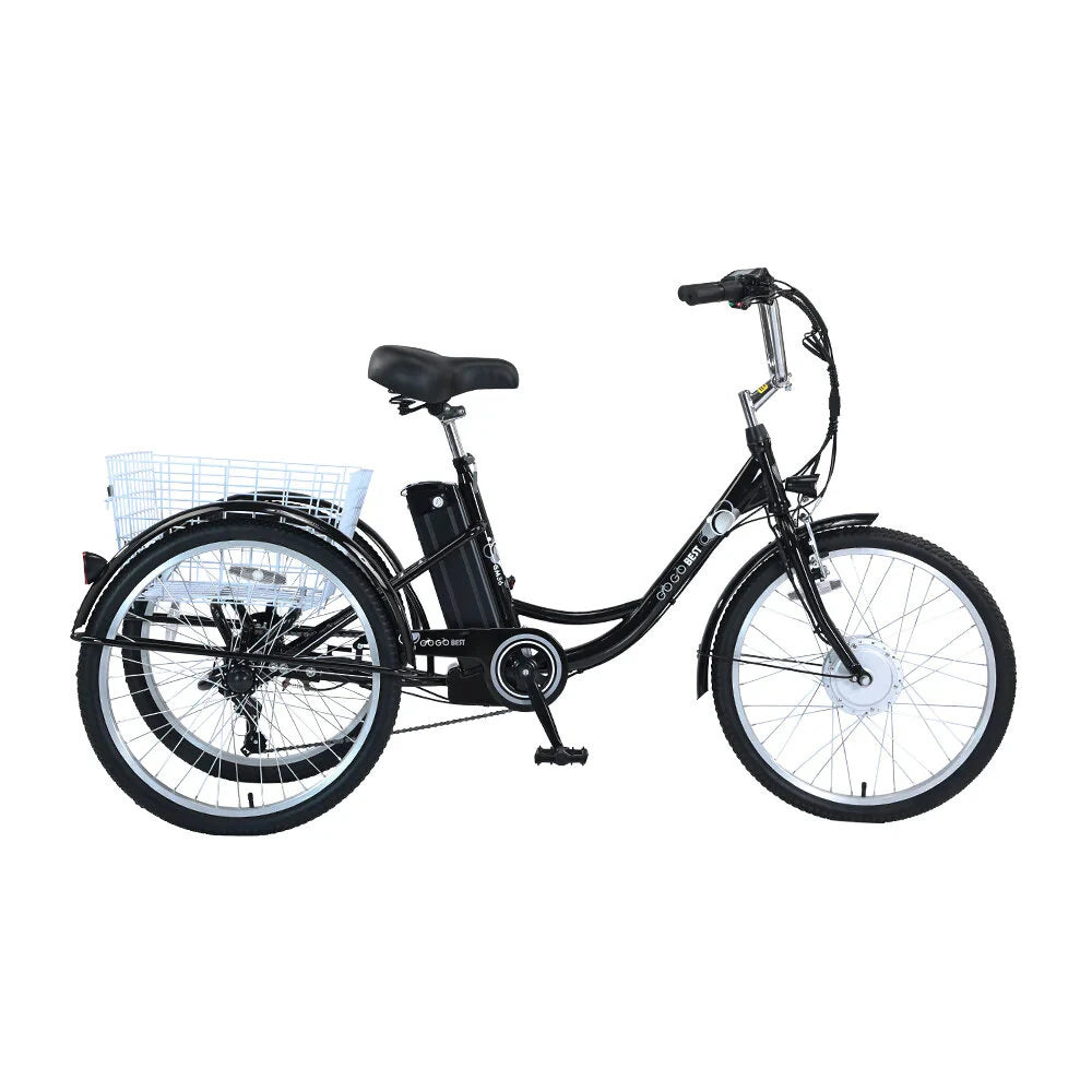Electric Tricycle 36V 15AH Battery 350W Motor Recommended Top Speed 25KM/H 24inch 30-70KM Max Mileage 200KG Max Load Electric Tricycle