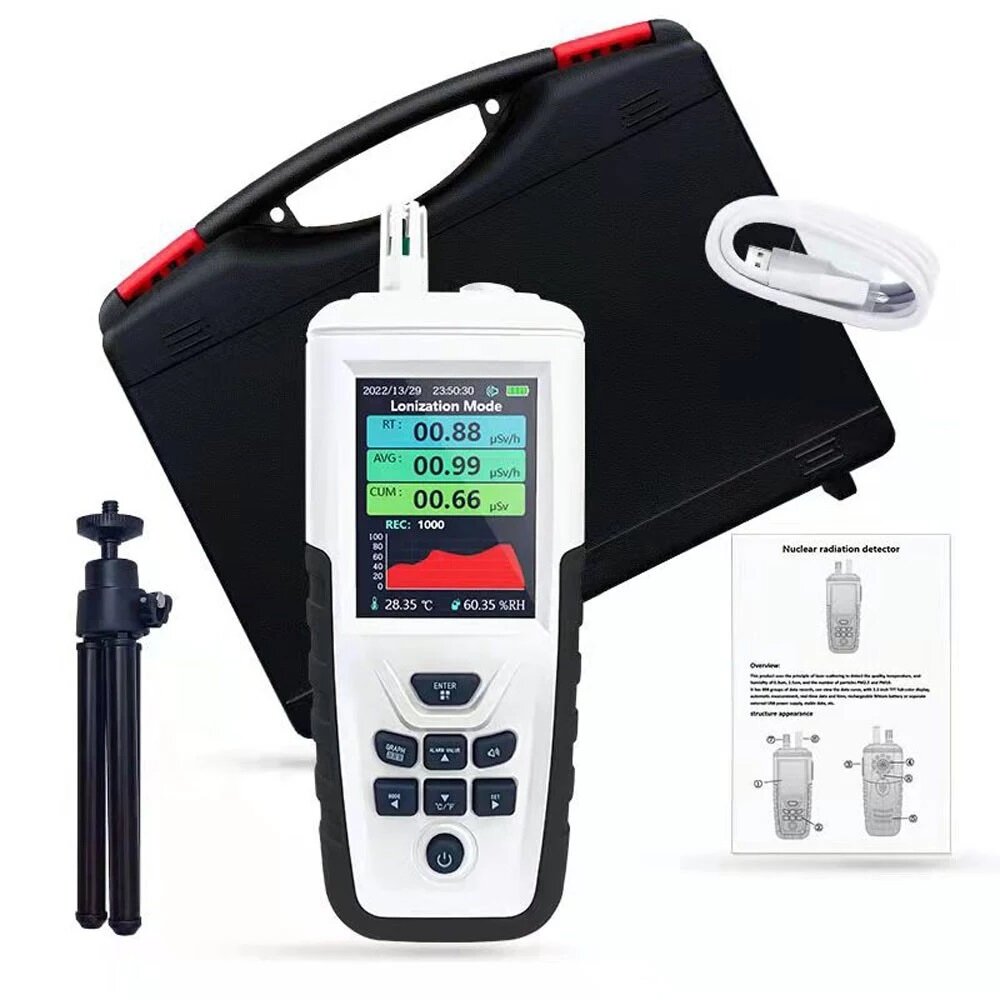 Multifunctional Nuclear Radiation X Rays Tester Electromagnetic Radiation Detection Device Real Time Monitoring