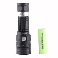High CRI Rechargeable Strong Light Flashlight 6800mAh Long Battery Life Aluminum Alloy LED Torch