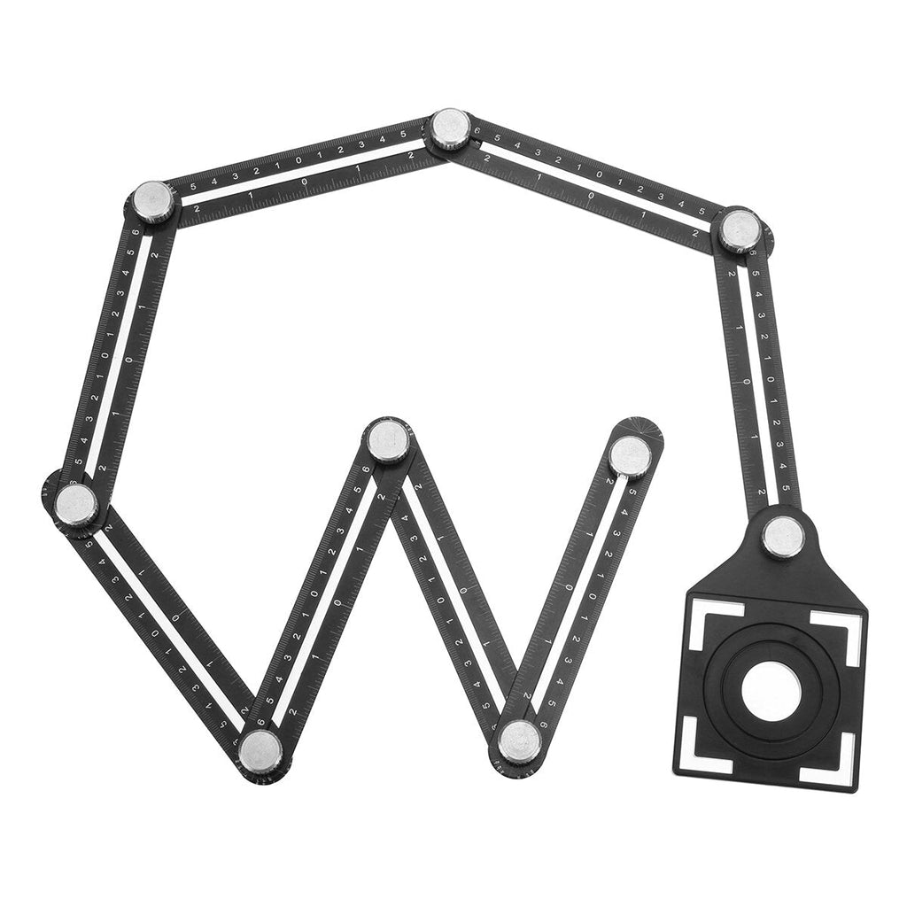 Universal Locator Angularizer Ruler Multi Angle Measurement Rule Foldable Tools Alloy