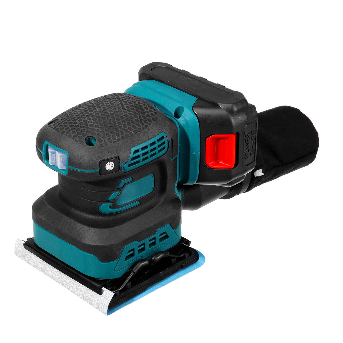 Electric Square Sander Furniture Wood Metal Paint Grinder Buffer Polishing Machine