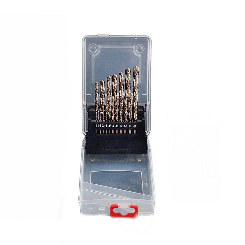 M35 Fully Ground Cobalt-containing Straight Shank Twist Drill Set Stainless Steel Drill Bit High Speed Steel Metal Steel Plate Twist Drill Bit