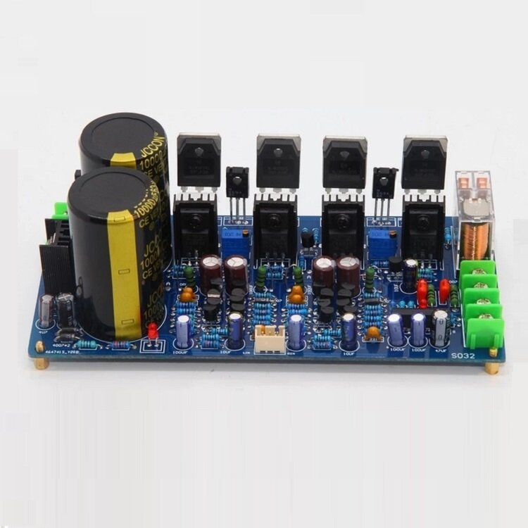 150W+150W High-power Dual Channel Amplifier Finished Board Equipped with ON Transistor