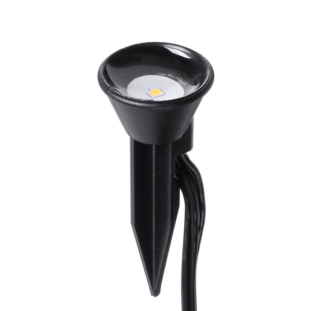 Solar Powered Dual Spot Light Outdoor Garden Landscape Spotlight Yard Lawn Lamp with 10x Spotlight