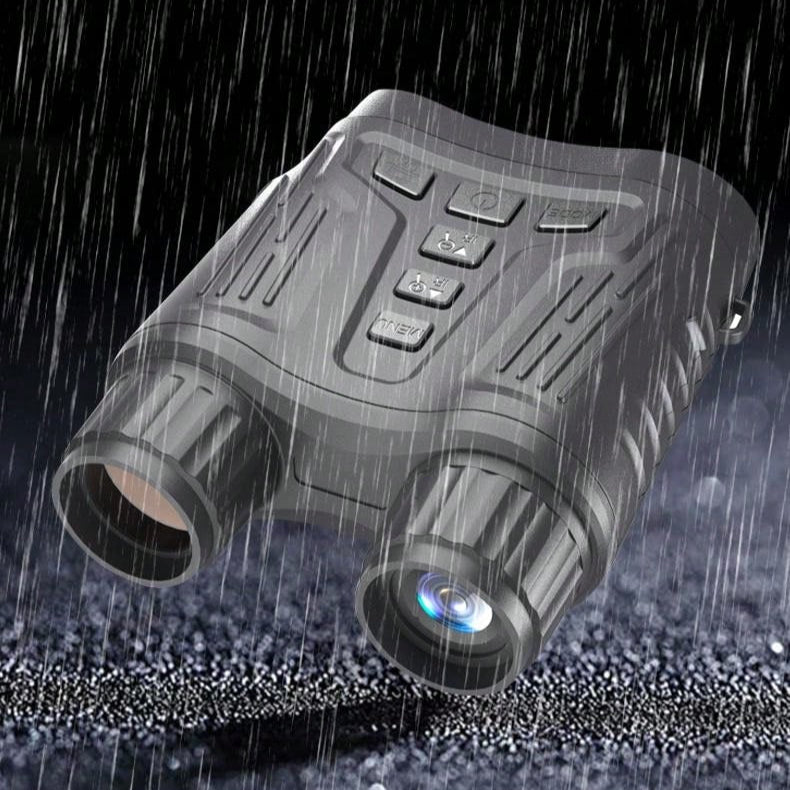 Dual Camera Night Vision Device with 3.2" HD Screen, 1080P Video, Infrared Light, Rechargeable Battery, and TF Card Support