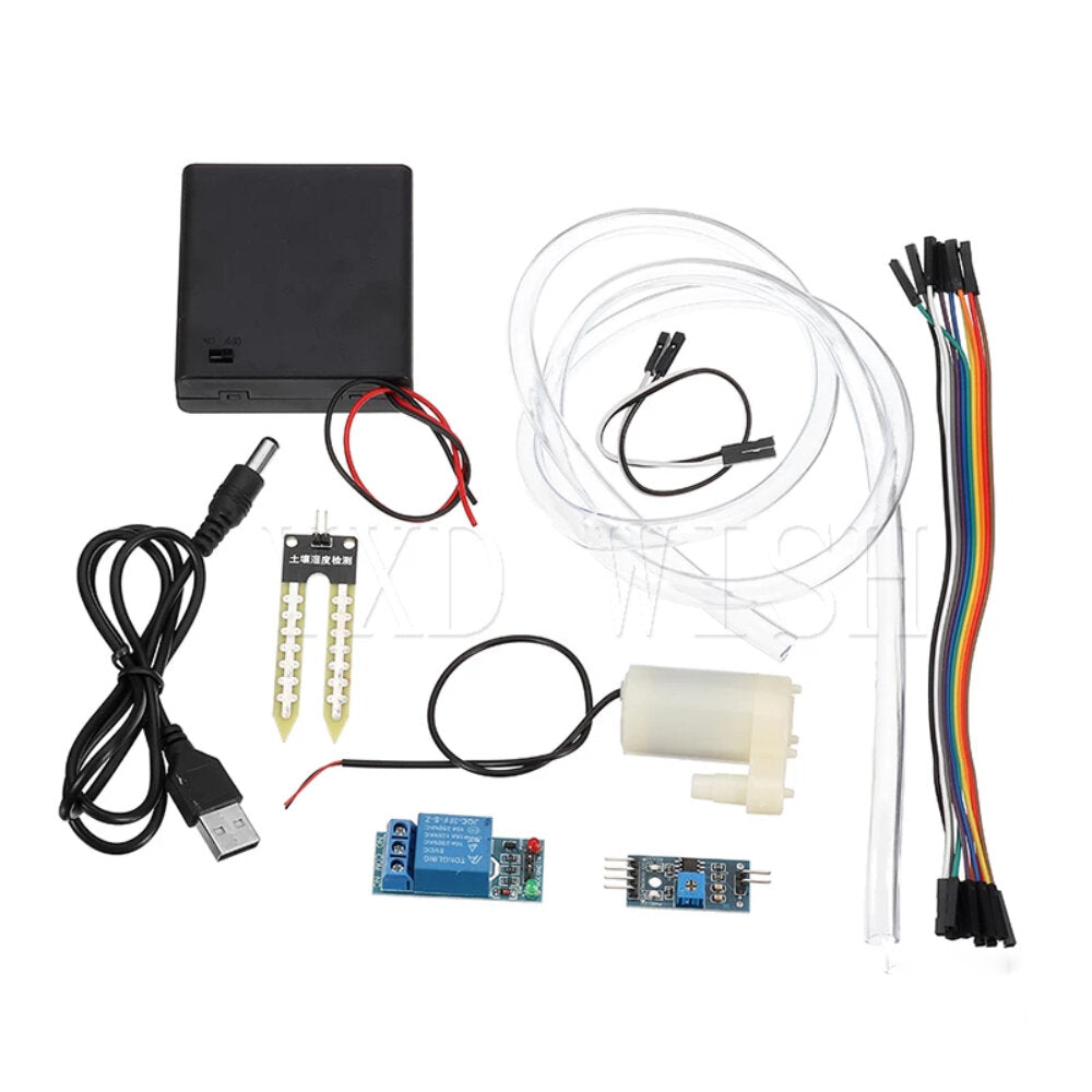 DIY Automatic Watering Water Pump Automatic Irrigation Module DIY Set Soil Moisture Detection Automatic Watering Pumping DIY Kit