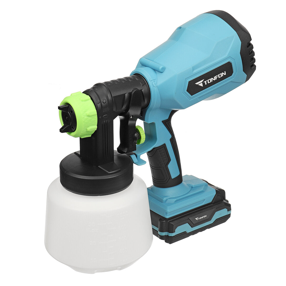 2200W 20V 1000ML Electric Spray Gun Household Sprayer Spray Paint With Li-ion Battery