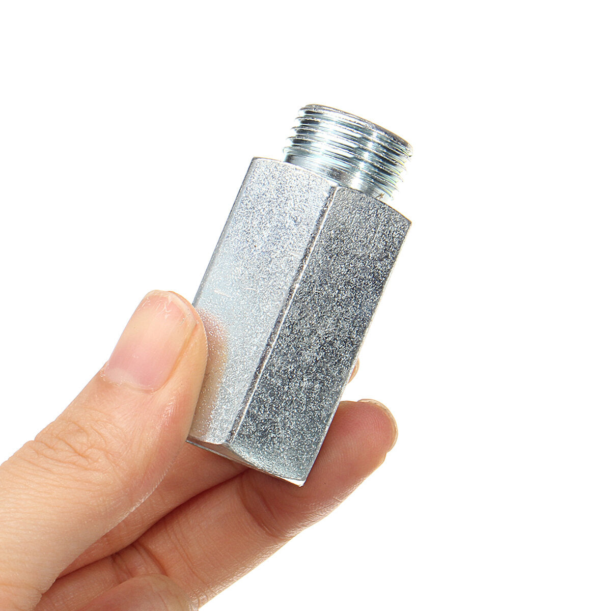 M18x1.5 Galvanized Oxygen Sensor Extender Lambda Simulator Eliminator Katalysator