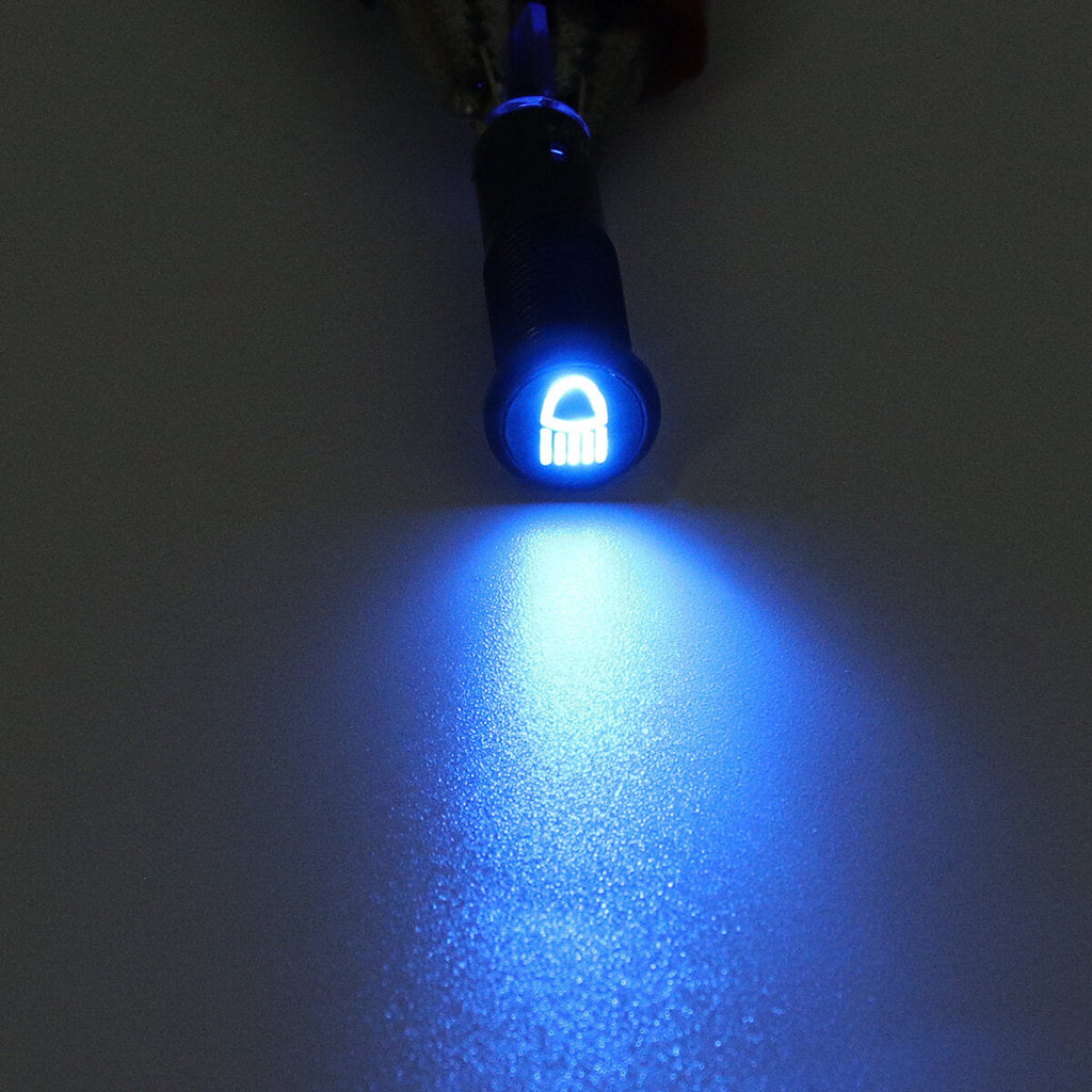 10MM LED Dashboard Warning Signal Light Van Dash Panel Indicator Lamp 12/24/36V