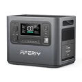 2400W 2048Wh LiFePO4 Portable Power Station with 2 x 200W Solar Panels, UK Plug, App Control & UPS for Camping & Home Backup