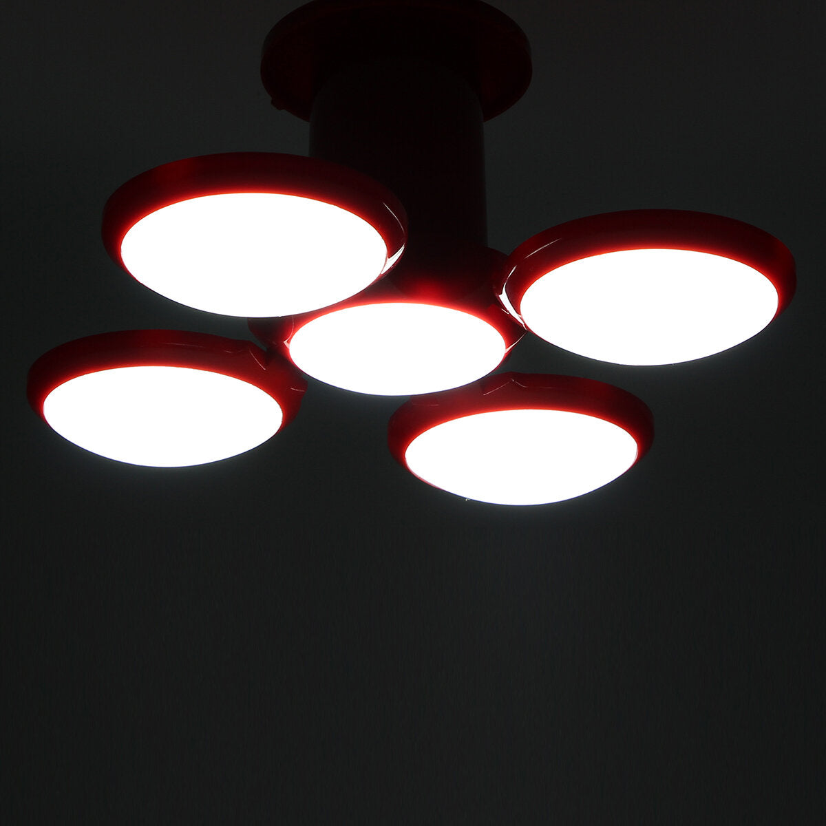 50W E27 Football  LED Garage Lamp Workshop Folding Light Deformable Ceiling Bulb AC165-265V