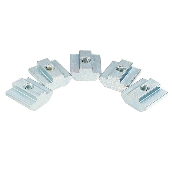 20pcs M5 T Sliding Nut Zin Plated Carbon Steel T Sliding Nut for 4040 Aluminum Profile