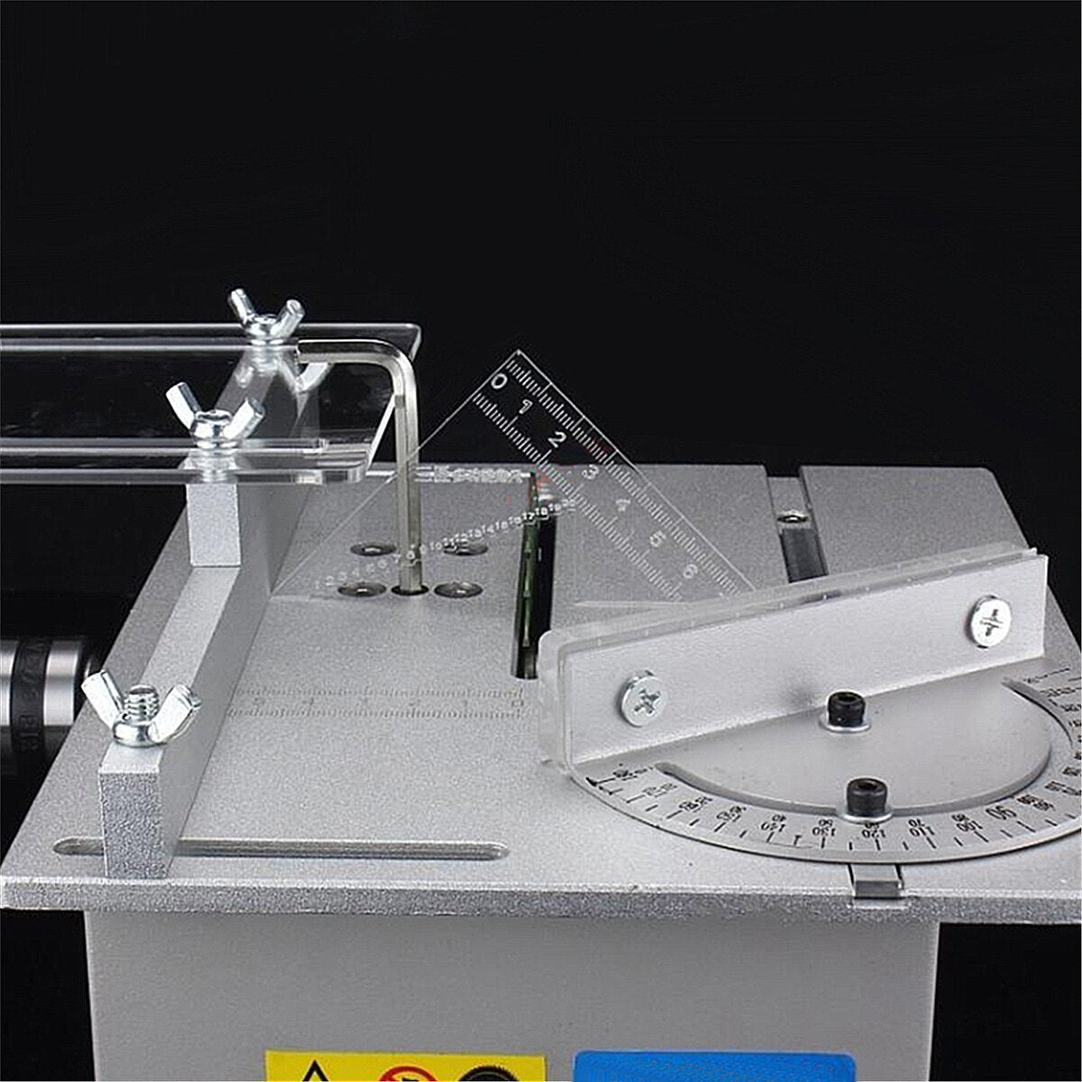 Mini Table Saws Wood Working Bench Lathe Electric Polisher Grinder DIY Model Cutting Saw