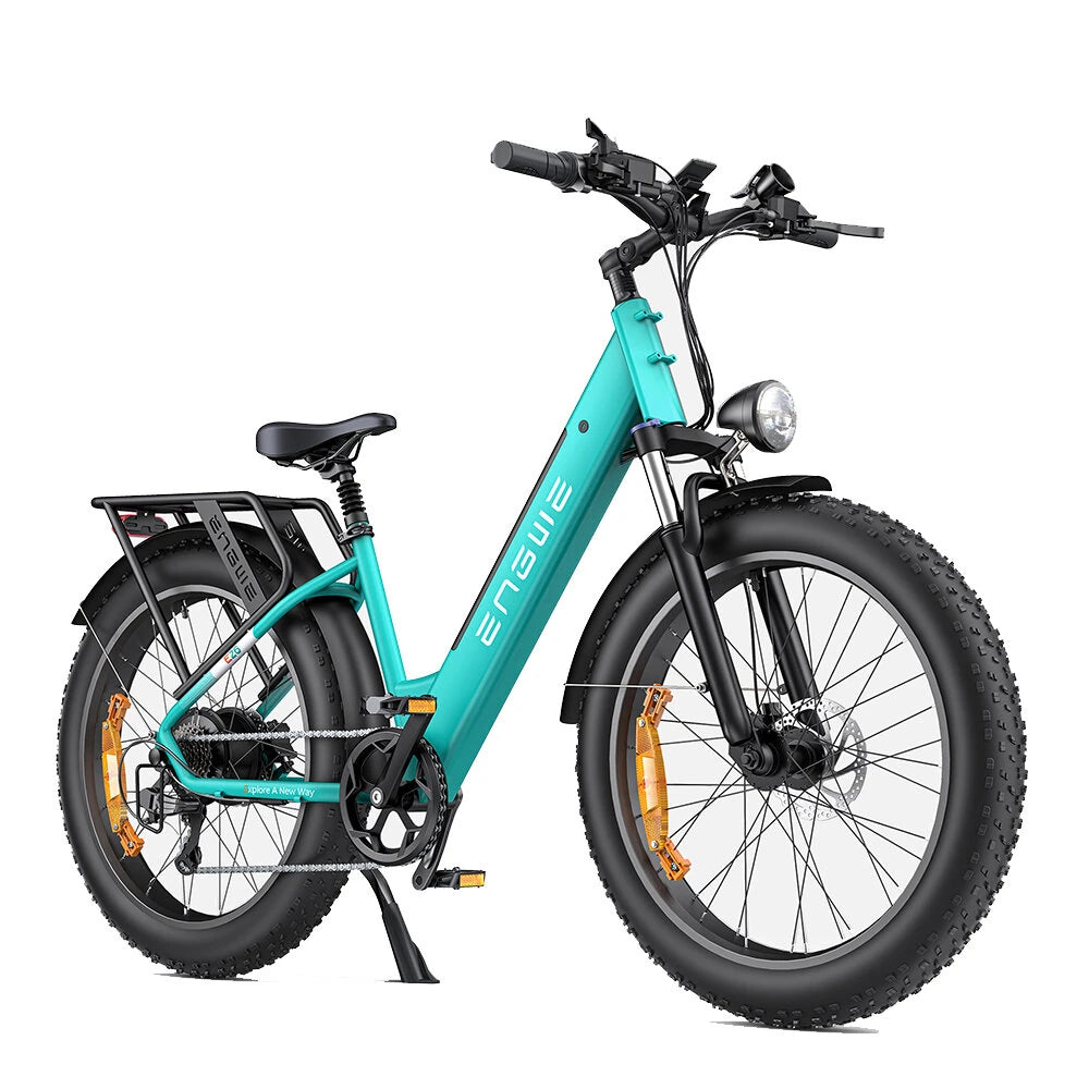 48V 16Ah Electric Bike, 250W Motor, 26*4.0 Inch Fat Tire, 120-140KM Long Range, All-Terrain Mountain E-Bike for Mountain & Snowfield Roads