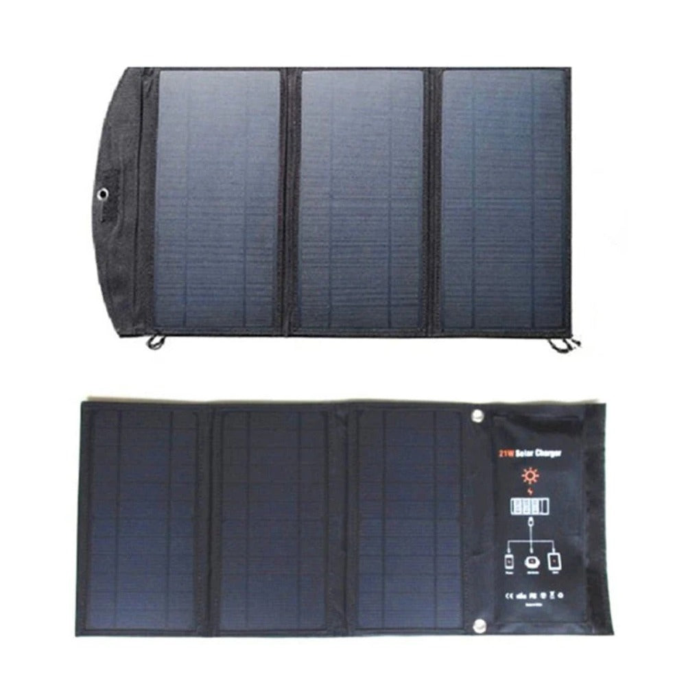 Solar cell 28W 21W Power Solar Charger Battery Dual Port Waterproof Foldable Solar Cells Panel for Digital Products Charging