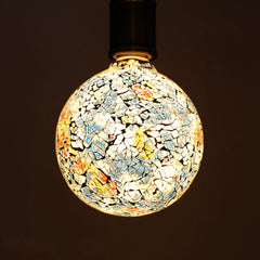 4W E27 1800K Warm White 2835 G125 Tiffany Glass LED Light Bulb Home Lamp AC85-265V