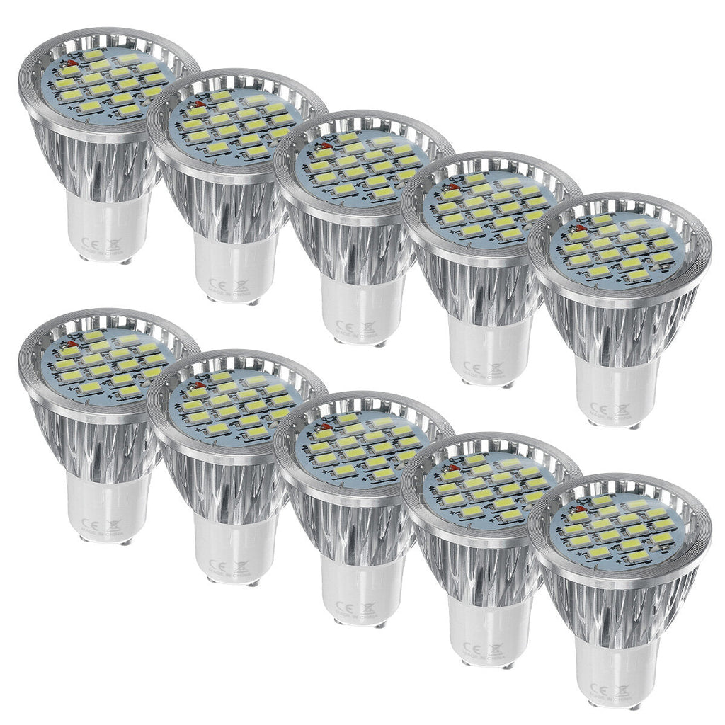 10PCS 4W GU10 5630SMD LED Bulb Cool White Spotlight Lighting Decoration AC220V