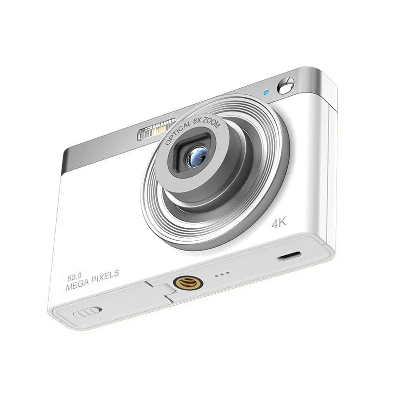 4K 50MP Digital Camera Video Camcorder 2.88" IPS Screen AF 8X Zoom 750mAh Portable Mirrorless Camera