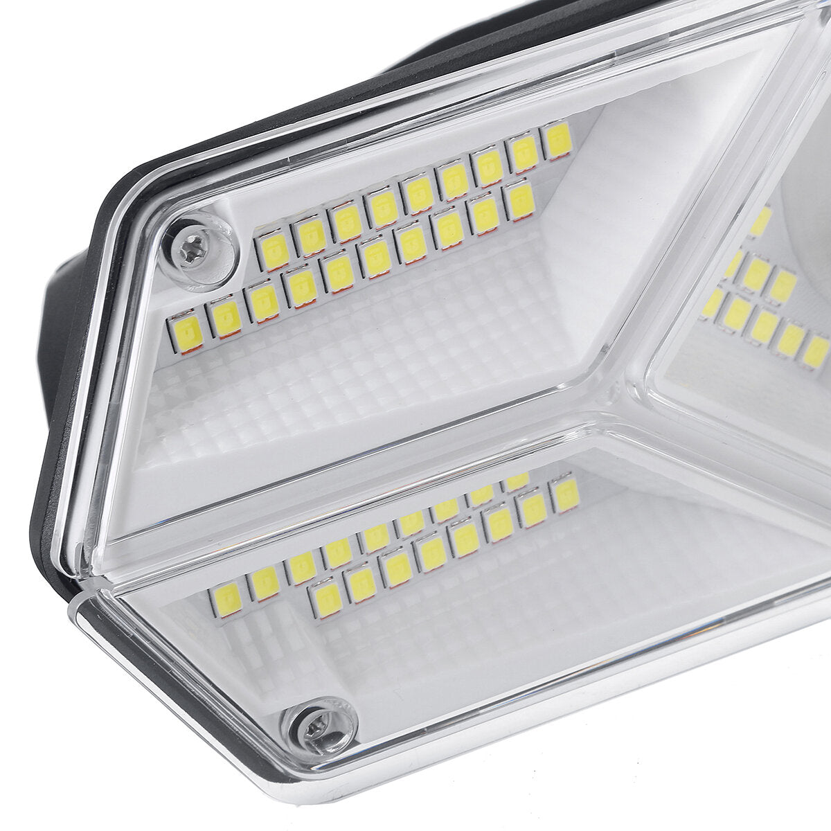 104LED Solar Powered Wall Light PIR Motion Security Flood Lamp Outdoor Light